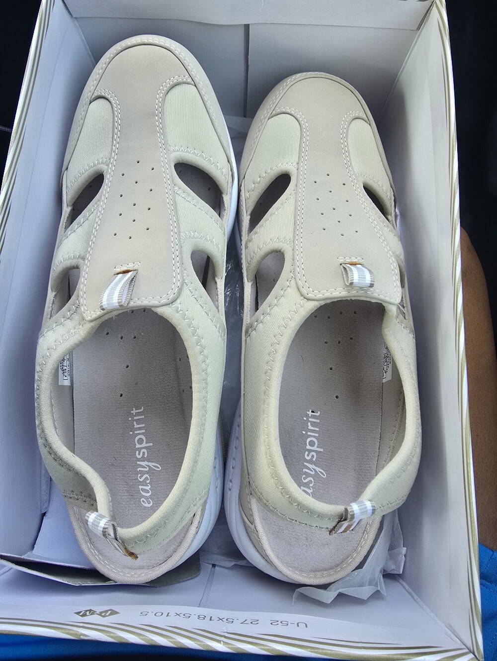 Easy Spirit Beige Comfort Sandals Size 8.5